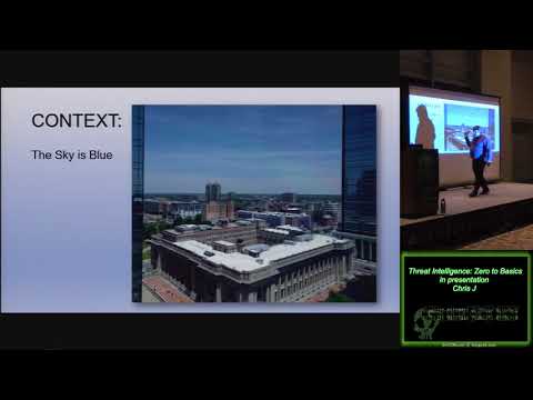 Gig10 Threat Intelligence Zero to Basics in presentation Chris J