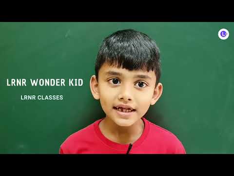 LRNR Wonder Kid - Divyansh || Machhli Jal Ki Rani Hai (मछ्ली जल की रानी है) || LRNR Classes
