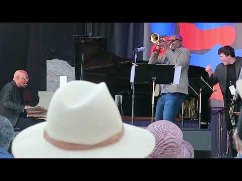 SEAN JONES trumpet w Billy Childs piano trio Monterey jazz fest 2023
