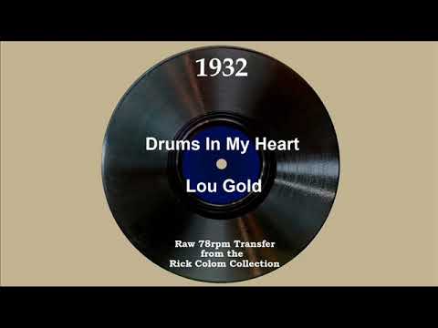 1932 Lou Gold - Drums In My Heart (Harold Van Emburgh, vocal)
