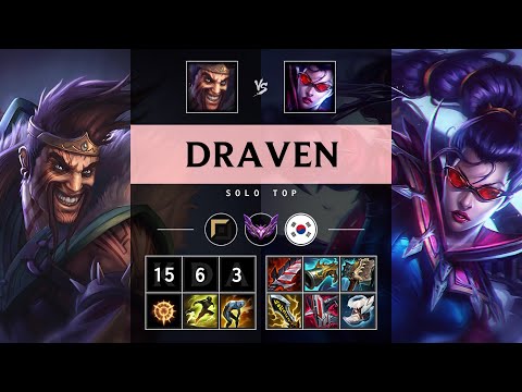 Draven Top vs Vayne - KR Master Patch 25.15