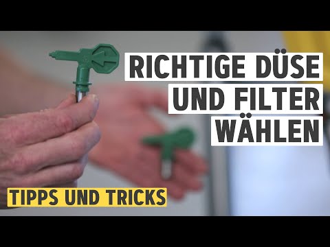 Tipps und Tricks beim Airless spritzen: richtige Düse und Filter wählen | WAGNER