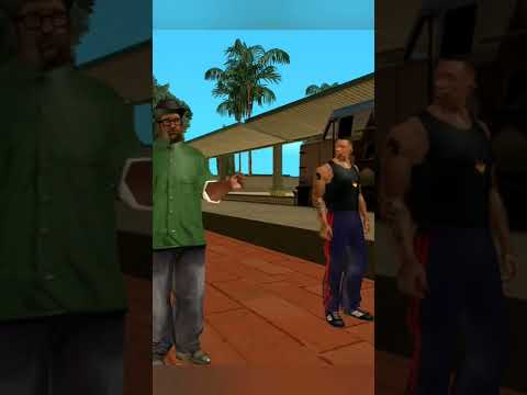 Carl and Big smoke Rushing to Unity station | GTA San Andreas #shorts
