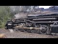 4014 Big Boy Train Starting Steam Locomotive
