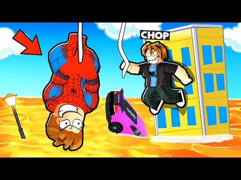 ROBLOX CHOP AND FROSTY COMPLETE LAVA PARKOUR CHALLENGE