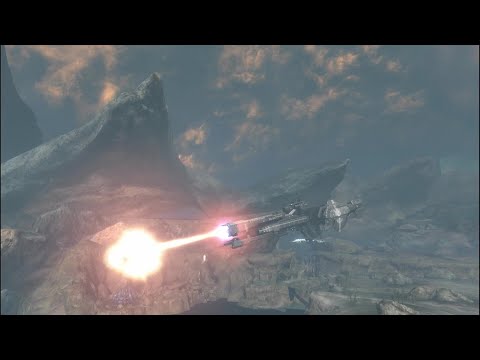 Alternate View of UNSC Grafton Destruction - Halo Reach