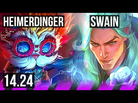 HEIMERDINGER & Caitlyn vs SWAIN & Varus (SUP) | KR Diamond | 14.24