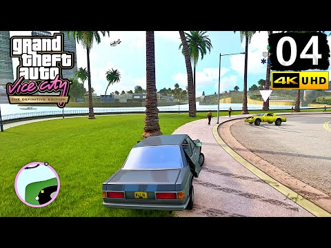 GTA Vice City Definitive Edition Gameplay Walkthrough Part 4 - PC 4K 60FPS No Commentary