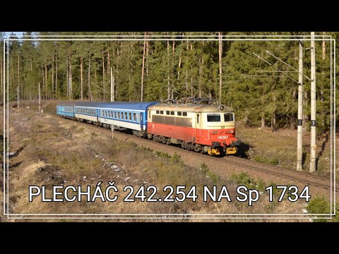ČD 242.254 - Sp 1734 - Mnich - 18.2.2021