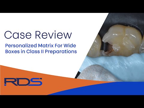 Personalized matrix for wide boxes in Class II preparations