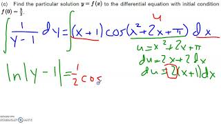Unit 7 FRQ B #2