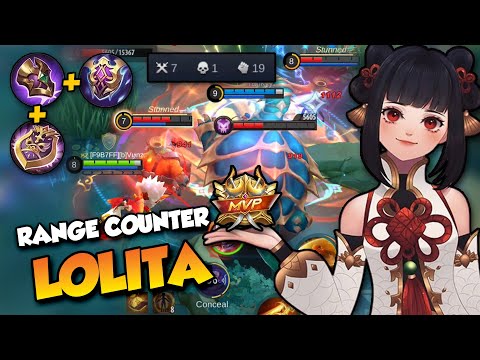 How To Position Properly Using Lolita's Ultimate | Lolita Emblem and Item Build | MLBB