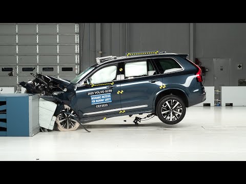 2025 Volvo XC90 updated moderate overlap IIHS crash test