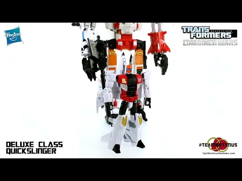 Video Review of the Transformers Combiner Wars: Deluxe Class Quickslinger (aka Slingshot)