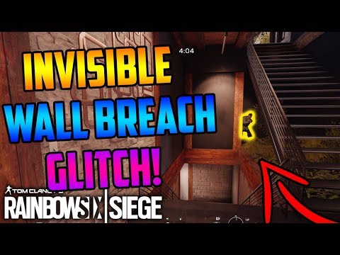INSANE INVISIBLE WALL BREACH GLITCH ON CHALET! *NEVER BE SEEN* - Rainbow Six Siege