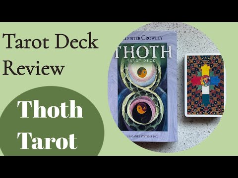 Tarot Deck Review of the Thoth Tarot Deck by Aleister Crowley