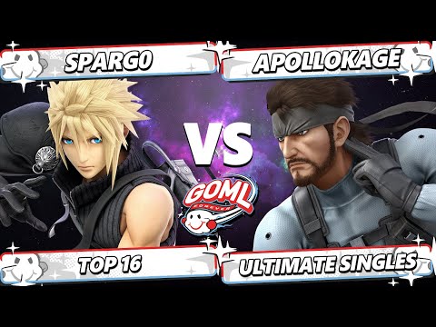 GOML 2025 - Spargo (Cloud) Vs. ApolloKage (Snake) Smash Ultimate - SSBU