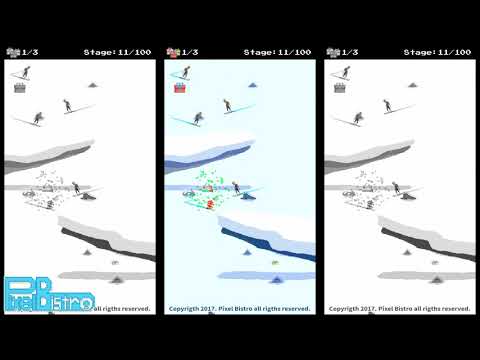 Santa Ski vs Zombies Ski Video