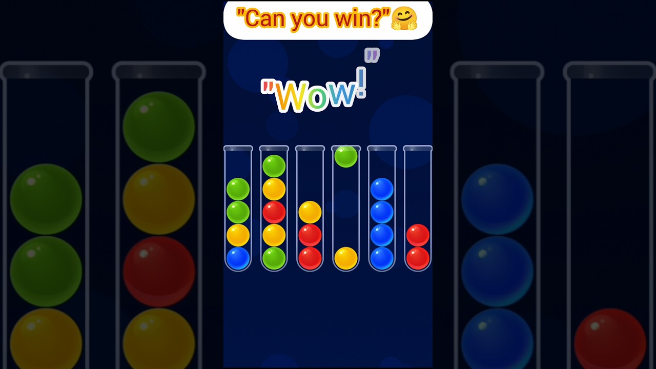 Ball Sort Puzzle - Satisfying Color Sorting Game! 🟢🟡🔴