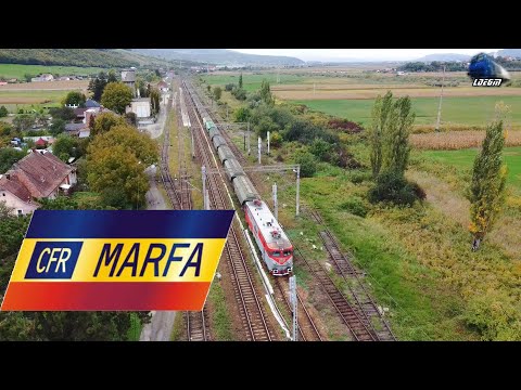 Tren CFR MARFĂ cu Cereale din Ucraina & Mecanici Super în Gara Sărățel - 30 Septembrie 2022