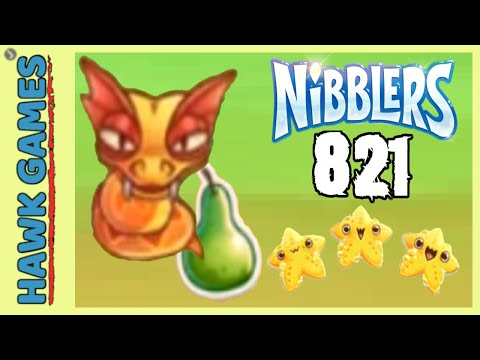 Fruit Nibblers Level 821 - 3 Stars Walkthrough, No Boosters