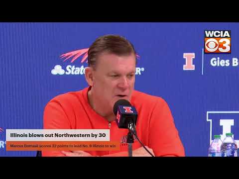 Illinois Basketball Postgame Press Conference: Northwestern