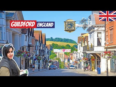 Guildford, Surrey : A Must-Visit Town in England | Woking | UK | 4K