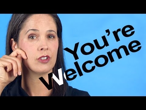 How to Pronounce YOU'RE WELCOME -- American English
