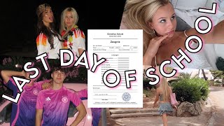 mein Zeugnis &amp; letzter Schultag | MaVie Noelle