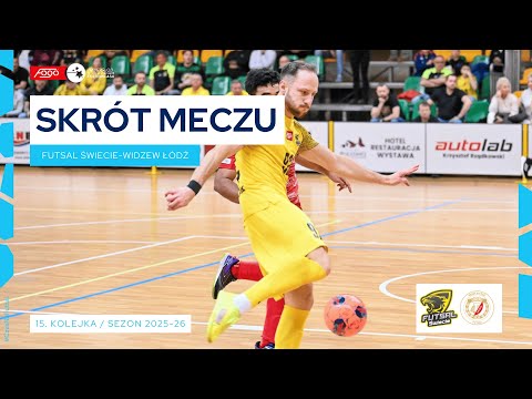 Futsal Świecie - Widzew Łódź 4:4 SKRÓT 15. kolejka (2025/26)