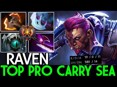 RAVEN [Anti Mage] Top Pro Carry SEA Insane Farming 1000 GPM Dota 2