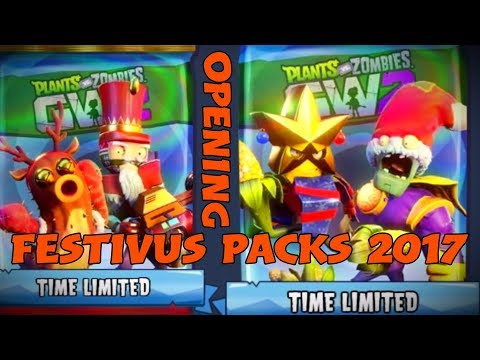 Opening Festivus Packs 2017! Plants vs Zombies Garden Warfare 2