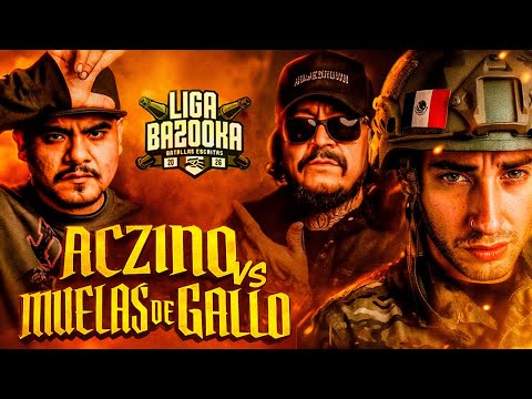 BLON reacciona a ACZINO vs MUELAS DE GALLO ✍️ Liga Bazooka Mexico
