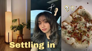 New hair, home decor shopping, & Kyle's questionable toast