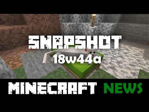 What's New in Minecraft Snapshot 18w44a?