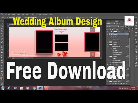 Creative Wedding album Design|Free download PSD|By Soumika Creation