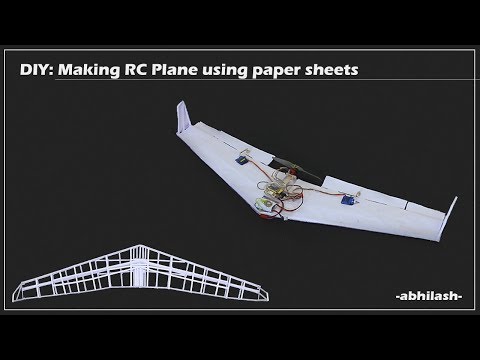 Completely Paper Made Rc Airplane : 11 Steps - Instructables