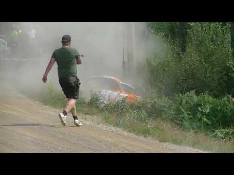 Midnattssolsrallyt 2018 SS14 Rull, Kriser och Gött ladd