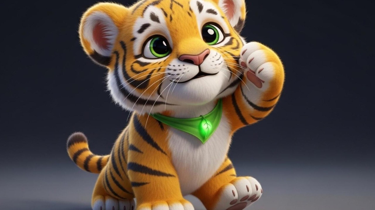 🐯 Tiny Tiger Tiptoe! 🐾 Fun Jungle Adventure Song for Kids!