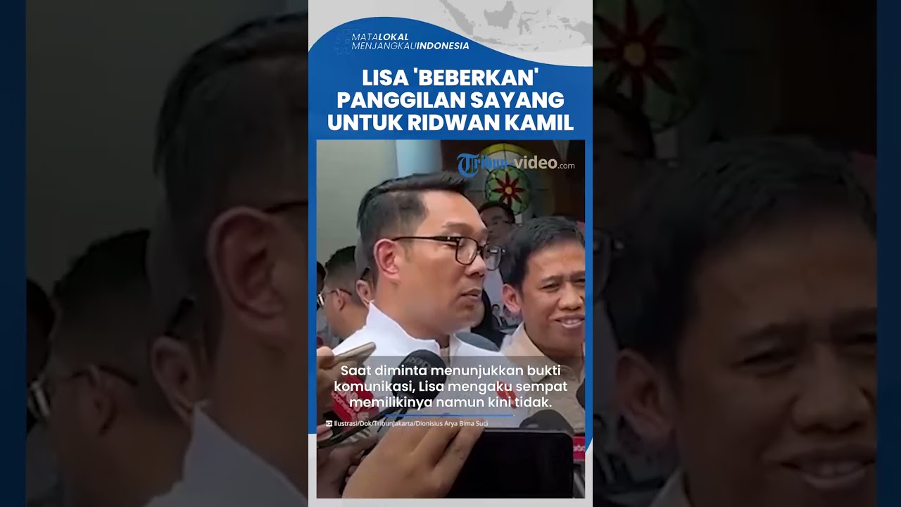 Lisa Mariana 'Beberkan' Panggilan Sayang untuk Ridwan Kamil, Klaim Ada ...
