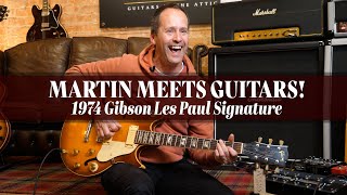 Video thumbnail for MARTIN MEETS GUITARS! | RARE 1974 Gibson Les Paul Signature - Sunburst! | Guitars In The Attic by Guitars In The Attic