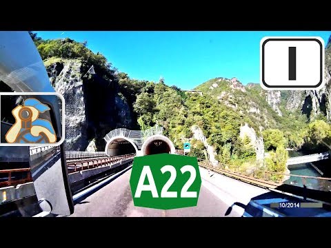 Italia. A22. [ ✕ Bressanone - ✕ Trento ]
