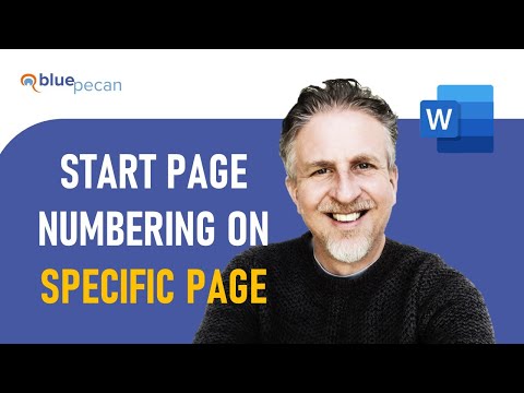 Start Page Numbers on a Specific Page in Microsoft Word - Start Page Numbering on Page X in Word