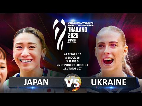 Japan vs Ukraine | Women's World Championship 2025