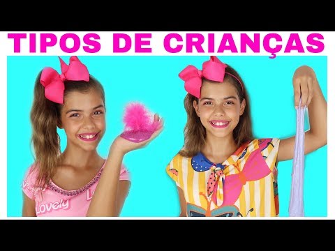 NOVELINHA - TIPOS DE CRIANÇAS FAZENDO AMOEBA / SLIME #2 | NICOLE DUMER