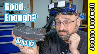 The best FPV goggle in 2022 comes with compromises. ORQA PILOT REVIEW