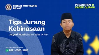 Download lagu Tiga Jurang Kebinasaan | Asyraf Fauzii Anwar mp3