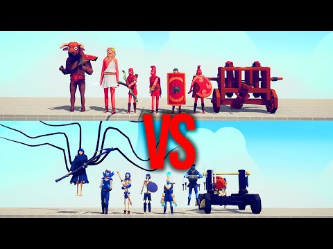 ANCIENT TEAM vs SPOOKY TEAM Part 1 #112 | TABS - Totally Accurate Battle Simulator