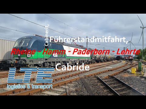[4K] Cabinerit | Führerstandsmitfahrt | Rheine 🇩🇪 ➡️ Hamm 🇩🇪 ➡️ Altenbeken 🇩🇪 ➡️Lehrte | BR 193 |