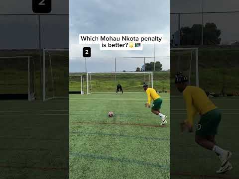 Which Mohau Nkota shot is better??🔥👀🌟 #football #mohaunkota